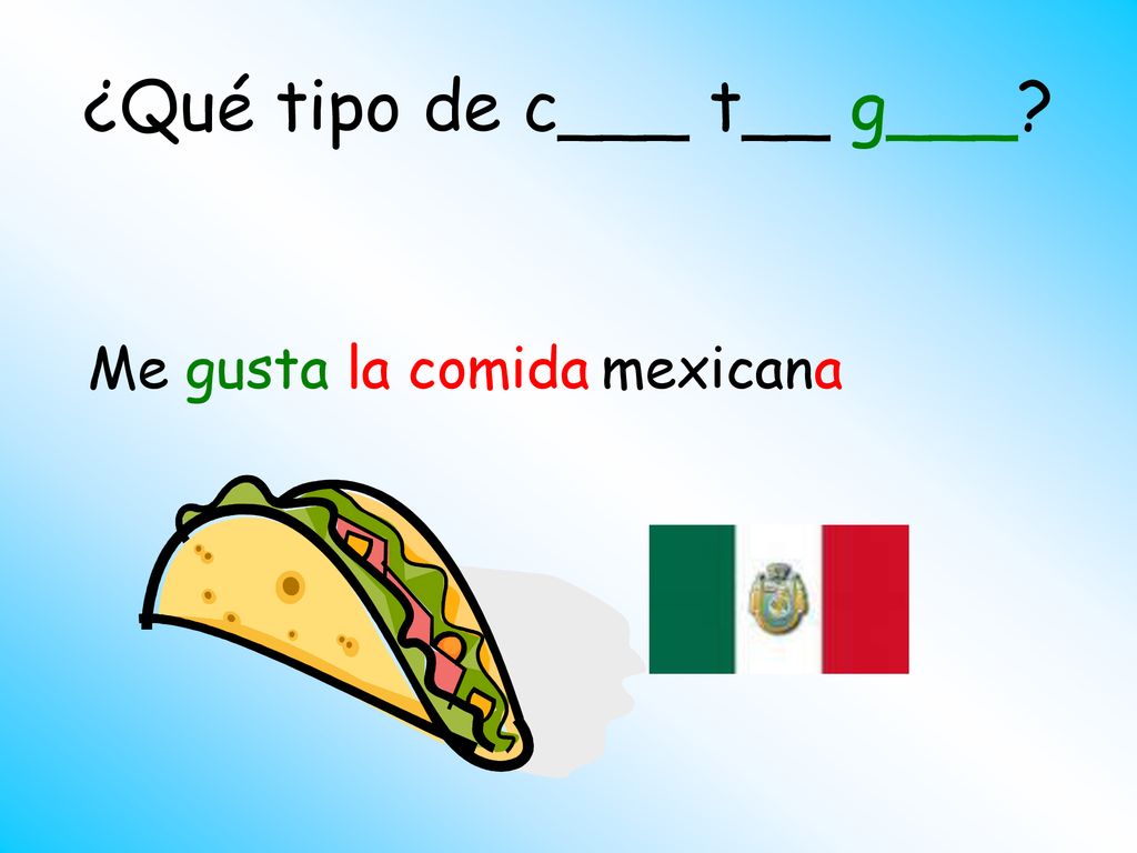 ¿Qué tipo de c___ t__ g___