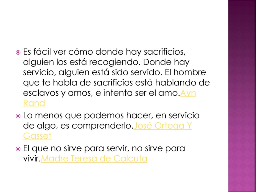 Es fácil ver cómo donde hay sacrificios, alguien los está recogiendo