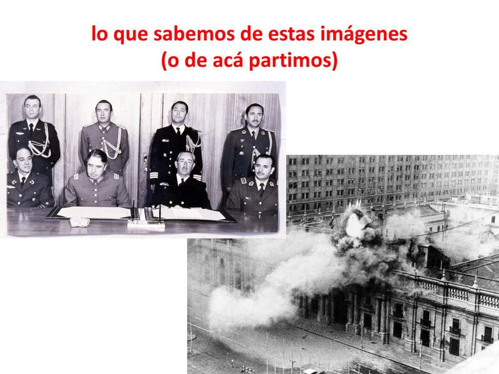 lo que sabemos de estas imágenes (o de acá partimos)
