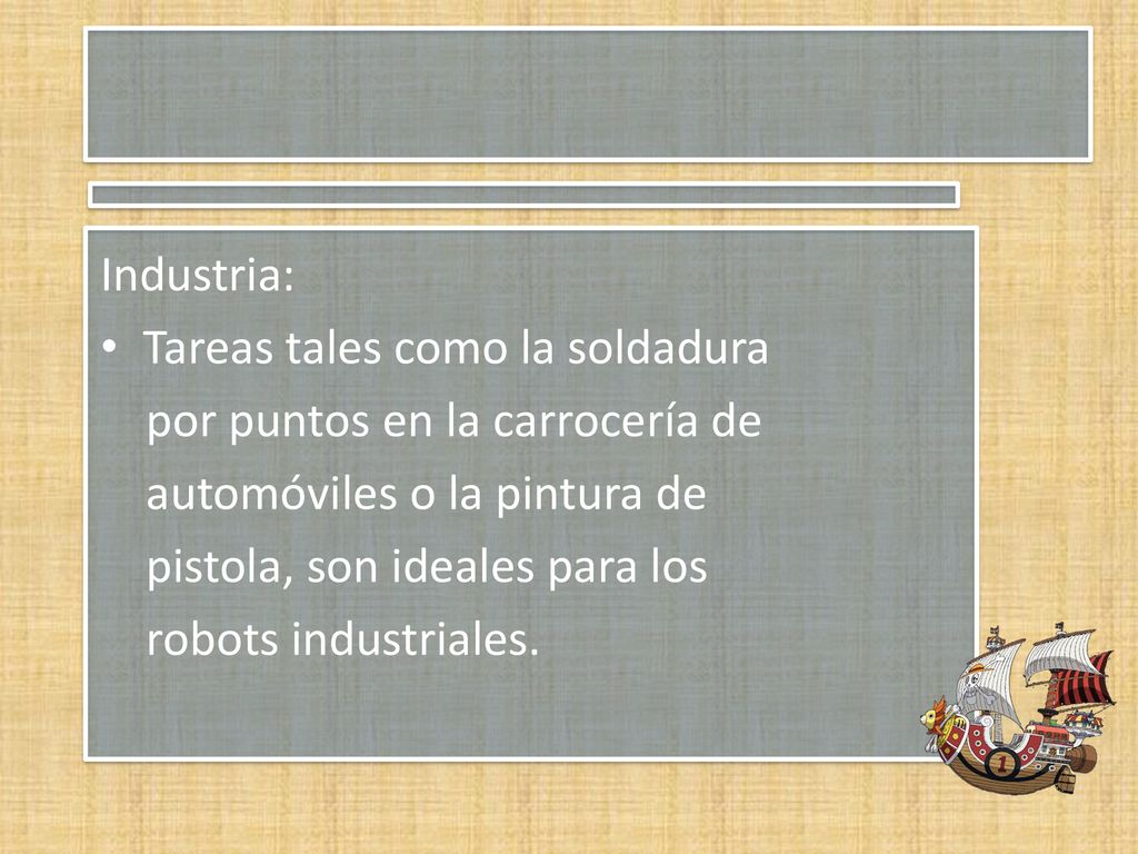 Tareas tales como la soldadura por puntos en la carrocería de