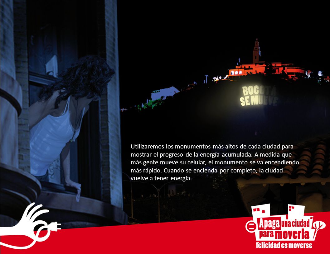 Utilizaremos los monumentos más altos de cada ciudad para mostrar el progreso de la energía acumulada.