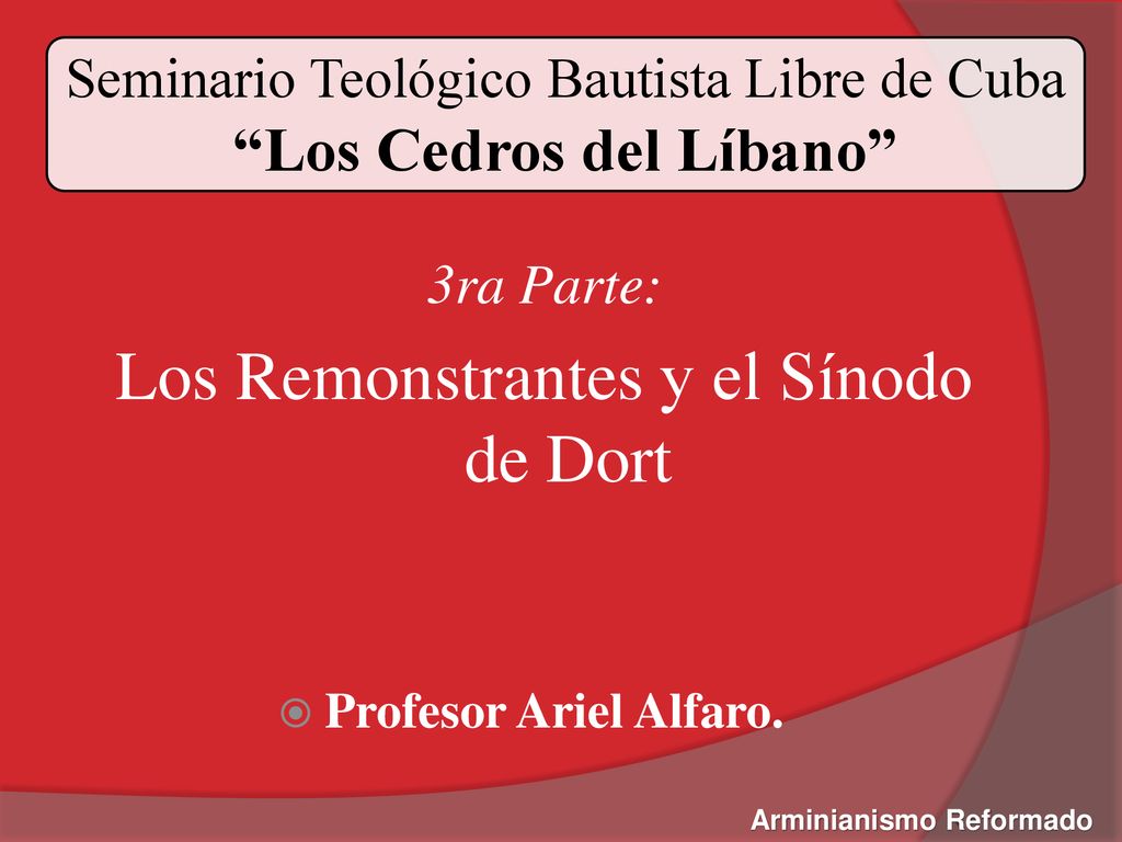 Seminario Teológico Bautista Libre de Cuba Los Cedros del Líbano