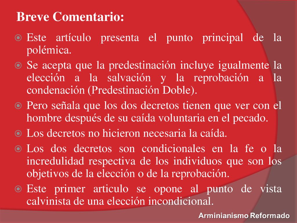 Breve Comentario: Este artículo presenta el punto principal de la polémica.