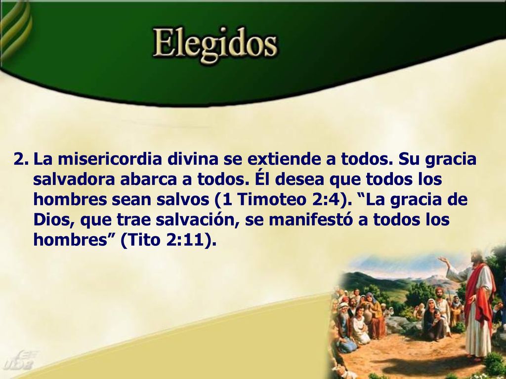 La misericordia divina se extiende a todos