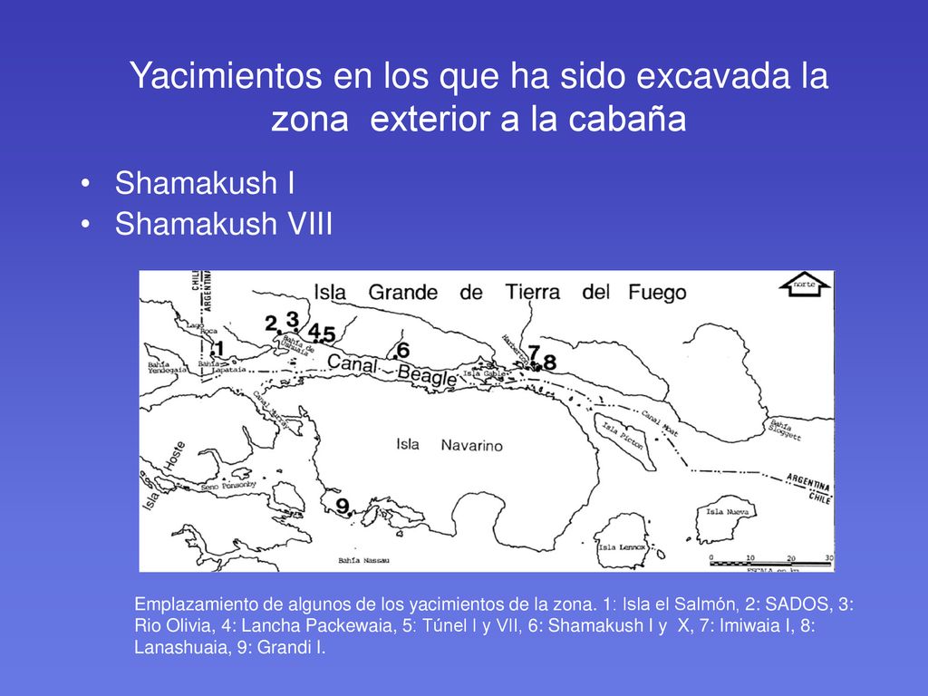 Yacimientos en los que ha sido excavada la zona exterior a la cabaña