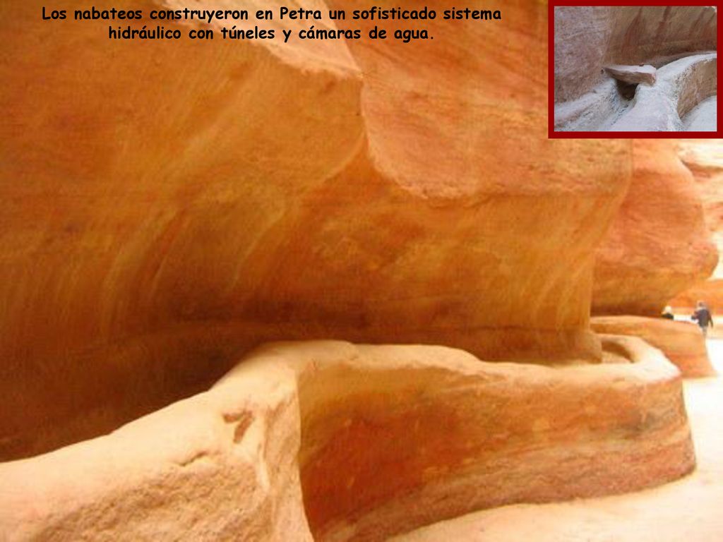 Los nabateos construyeron en Petra un sofisticado sistema hidráulico con túneles y cámaras de agua.