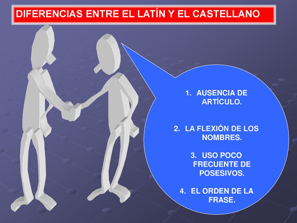 LA FLEXIÓN DE LOS NOMBRES. USO POCO FRECUENTE DE POSESIVOS.