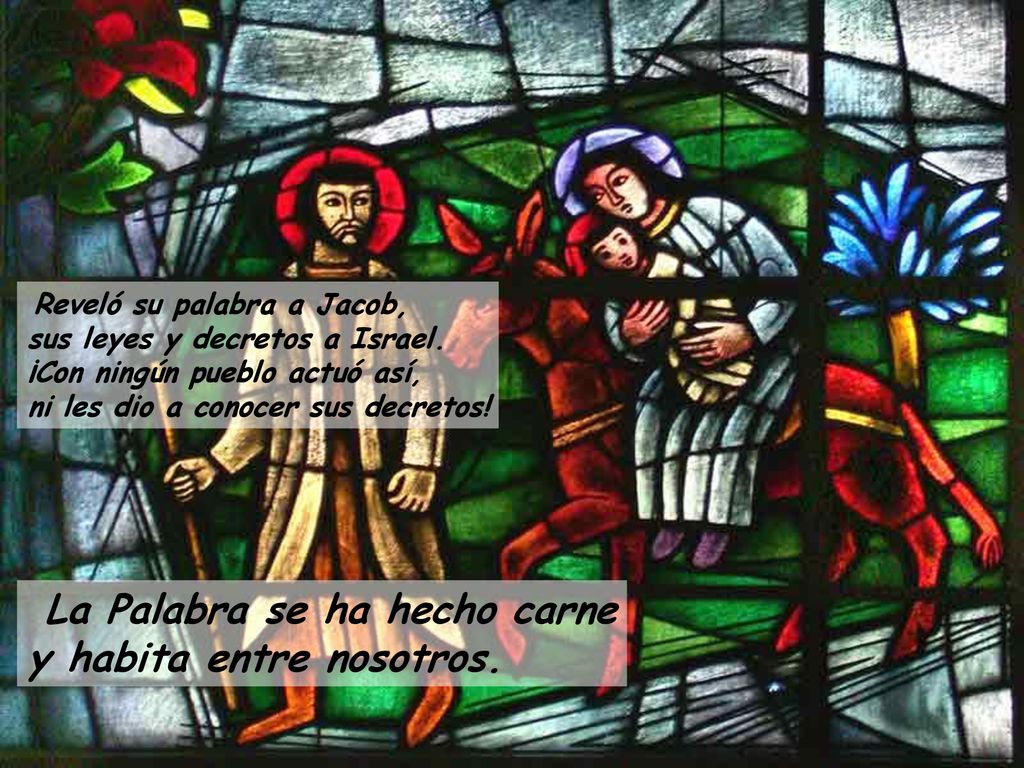 La Palabra se ha hecho carne y habita entre nosotros.