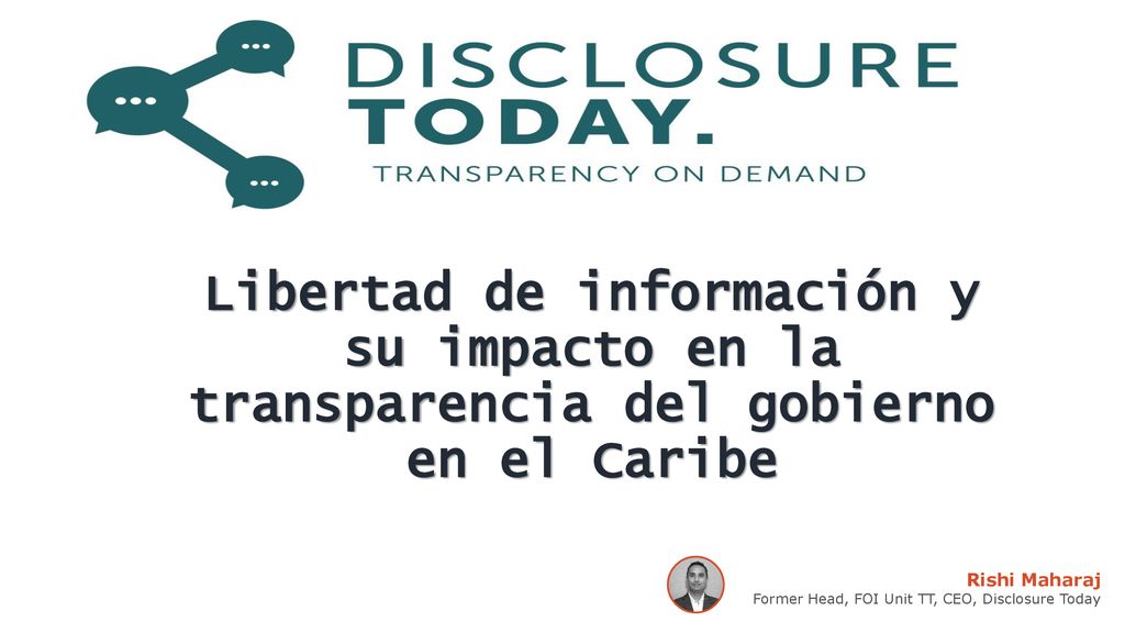Libertad de información y su impacto en la transparencia del gobierno en el Caribe