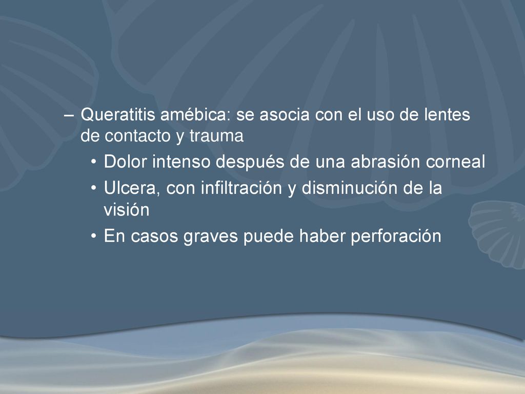 Dolor intenso después de una abrasión corneal