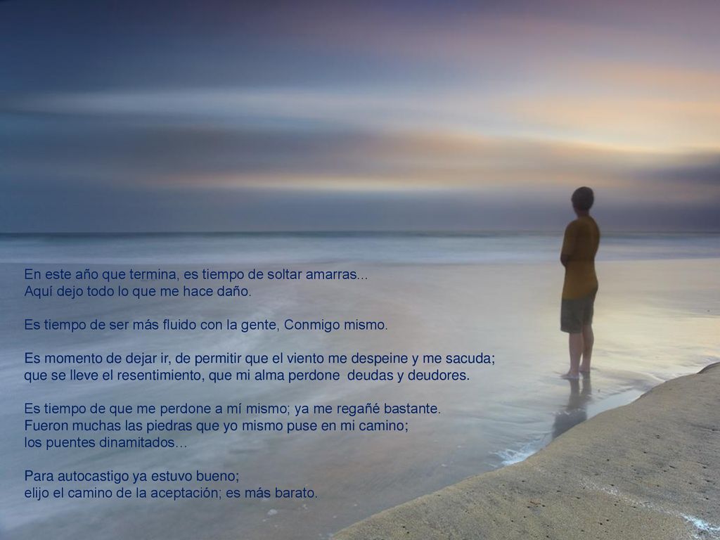 En este año que termina, es tiempo de soltar amarras...