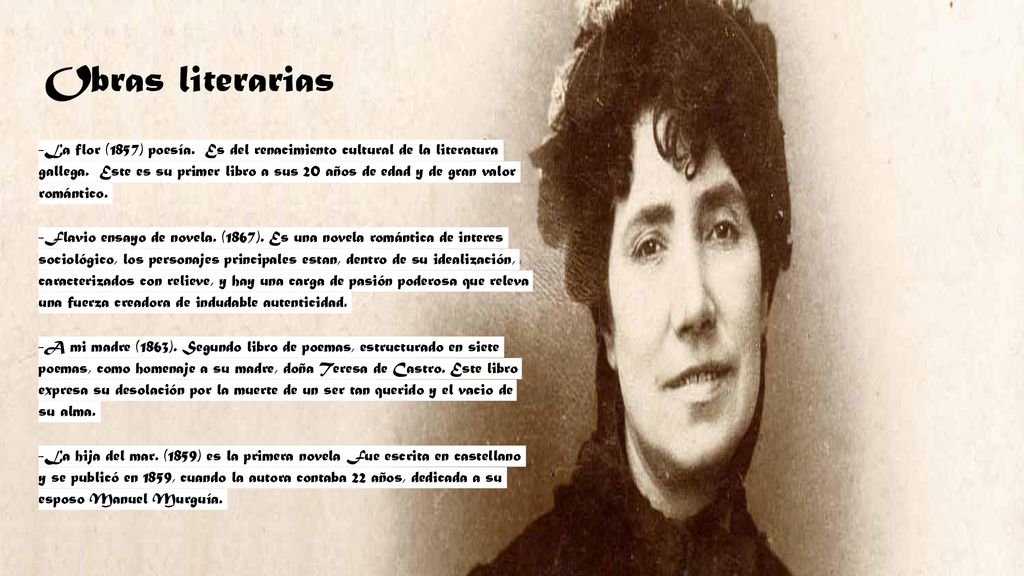 ROSALÍA DE CASTRO. - ppt descargar