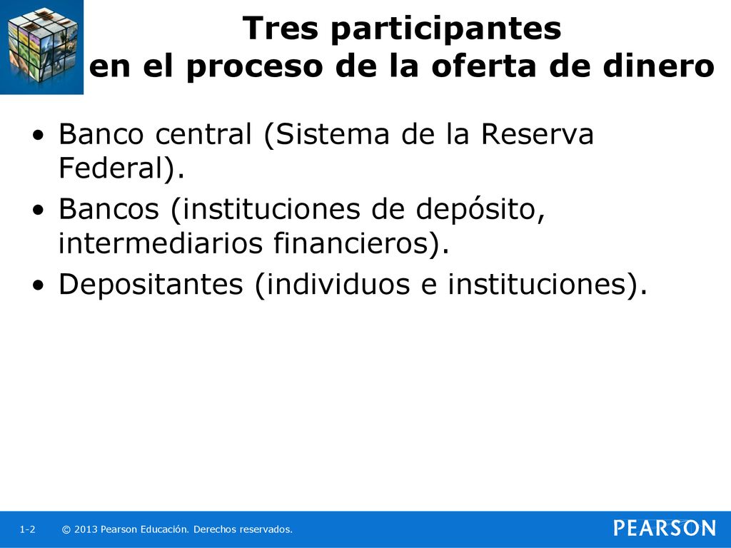 Tres participantes en el proceso de la oferta de dinero