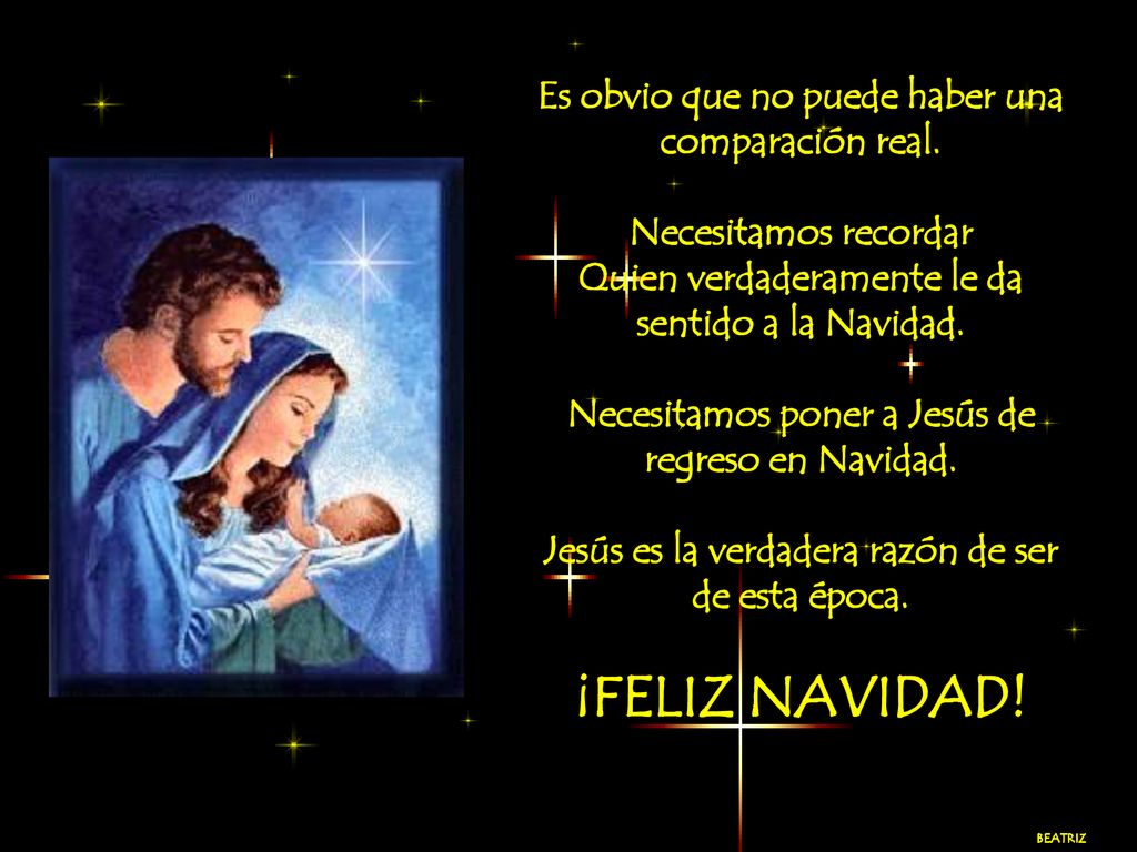 ¡FELIZ NAVIDAD! Es obvio que no puede haber una comparación real.