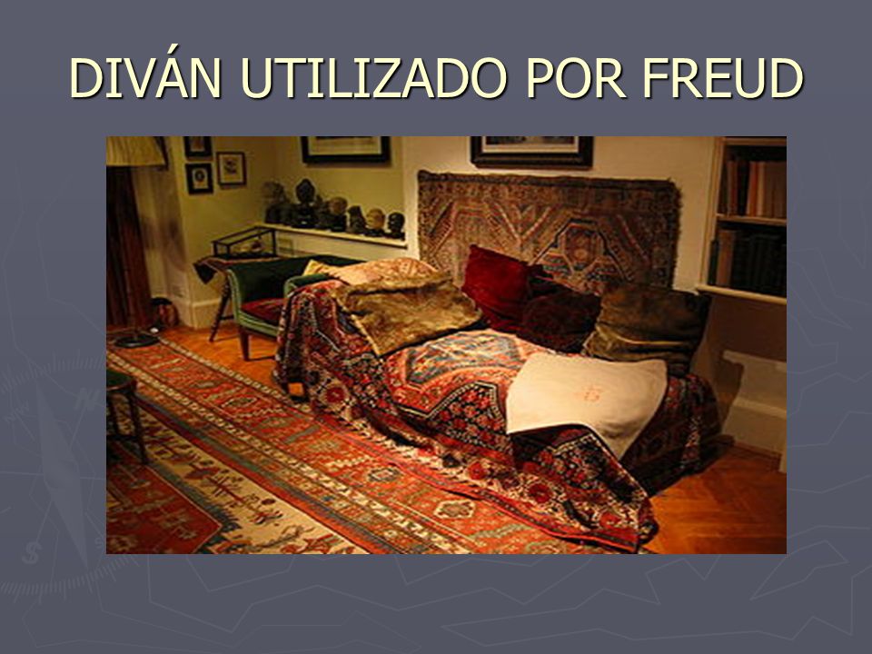 DIVÁN UTILIZADO POR FREUD