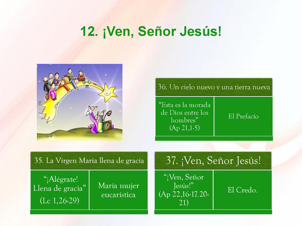 12. ¡Ven, Señor Jesús! 37. ¡Ven, Señor Jesús!