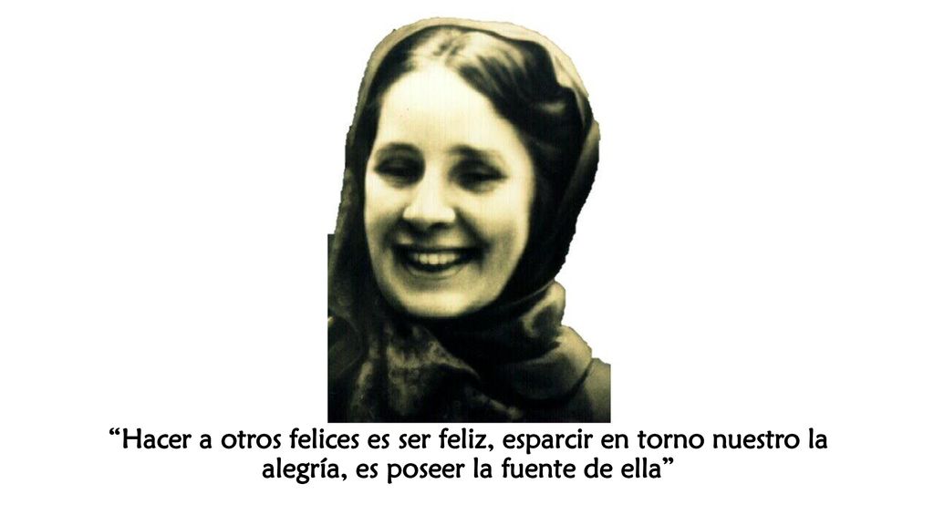 Hacer a otros felices es ser feliz, esparcir en torno nuestro la alegría, es poseer la fuente de ella