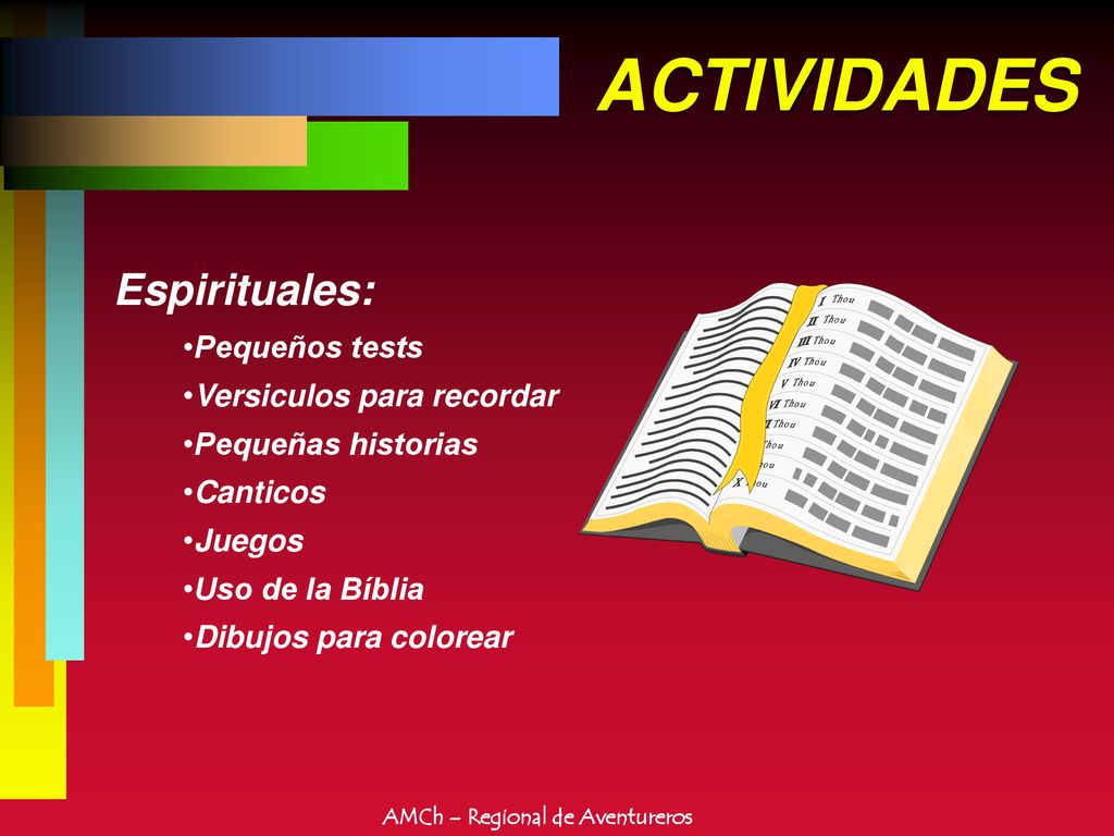 ACTIVIDADES Espirituales: Pequeños tests Versiculos para recordar