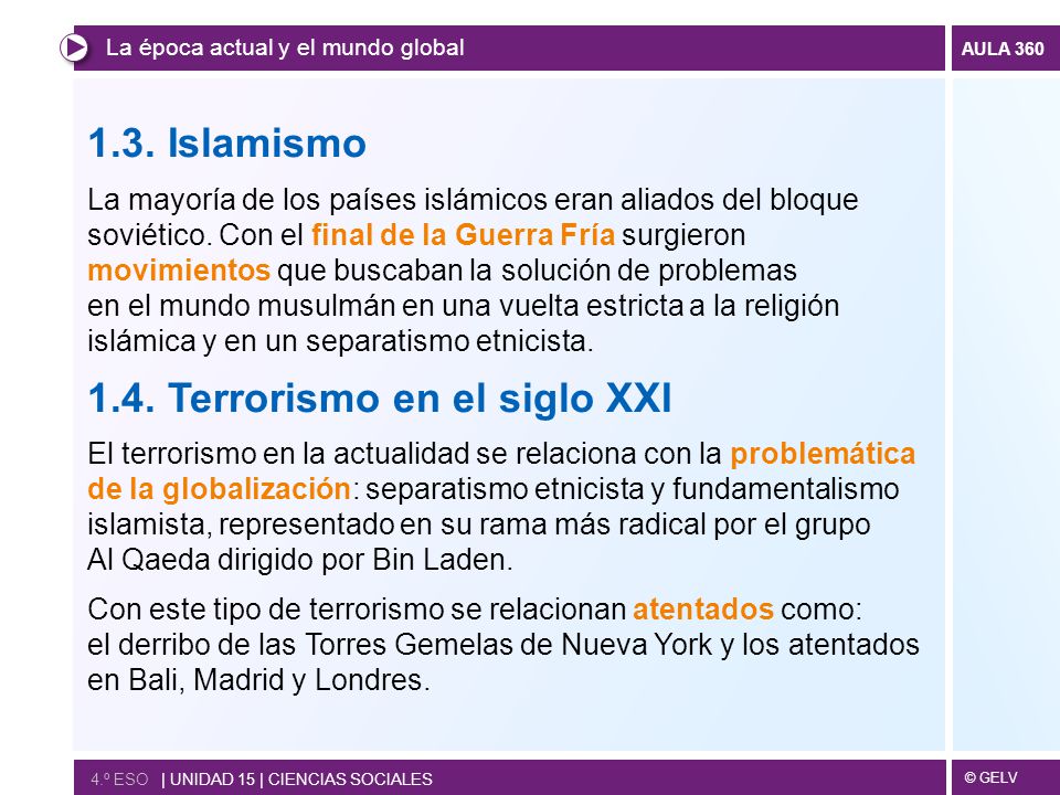 1.4. Terrorismo en el siglo XXI