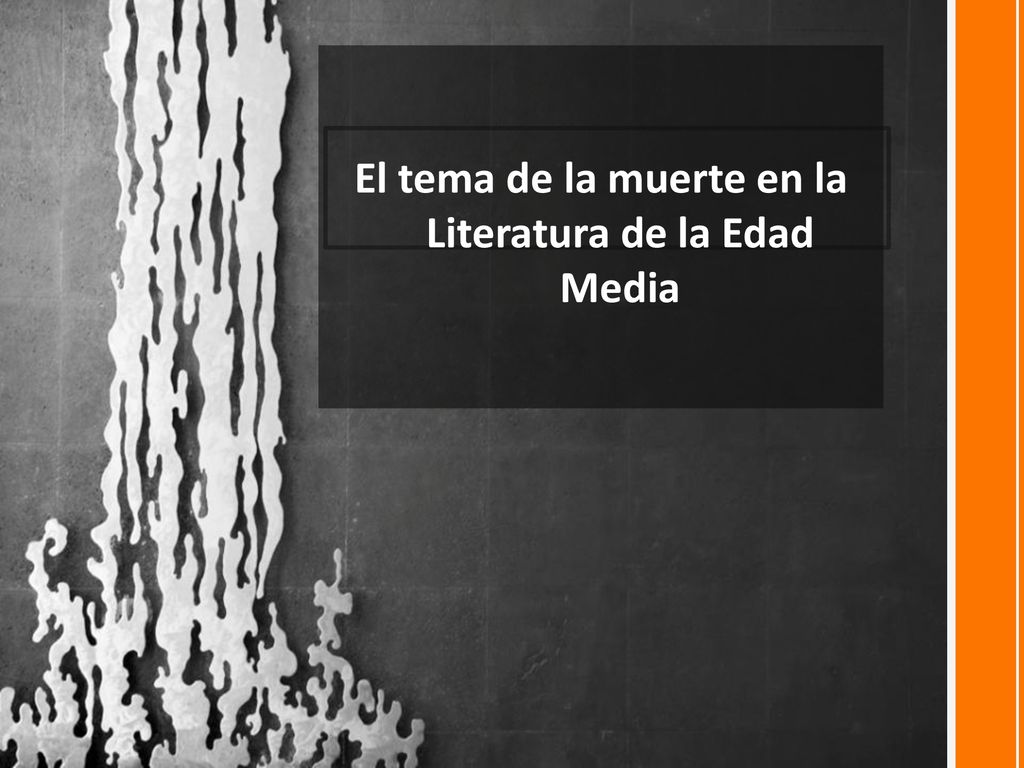El tema de la muerte en la Literatura de la Edad Media