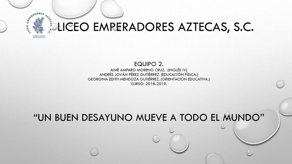 LICEO EMPERADORES AZTECAS, S. C. EQUIPO 2. Aimé Amparo Moreno Cruz