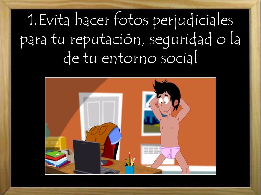 1.Evita hacer fotos perjudiciales para tu reputación, seguridad o la de tu entorno social
