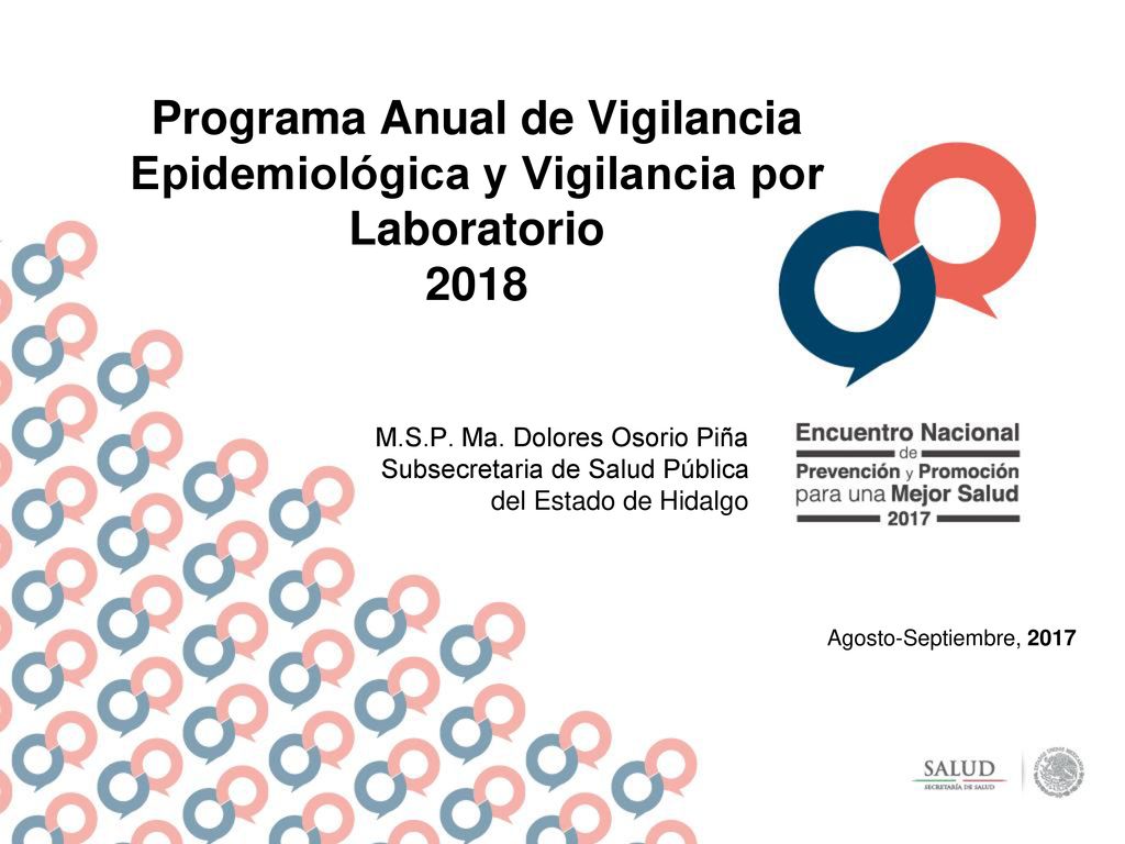 Programa Anual de Vigilancia Epidemiológica y Vigilancia por Laboratorio