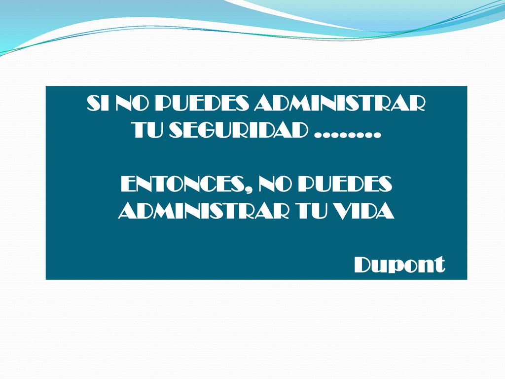 SI NO PUEDES ADMINISTRAR ENTONCES, NO PUEDES ADMINISTRAR TU VIDA