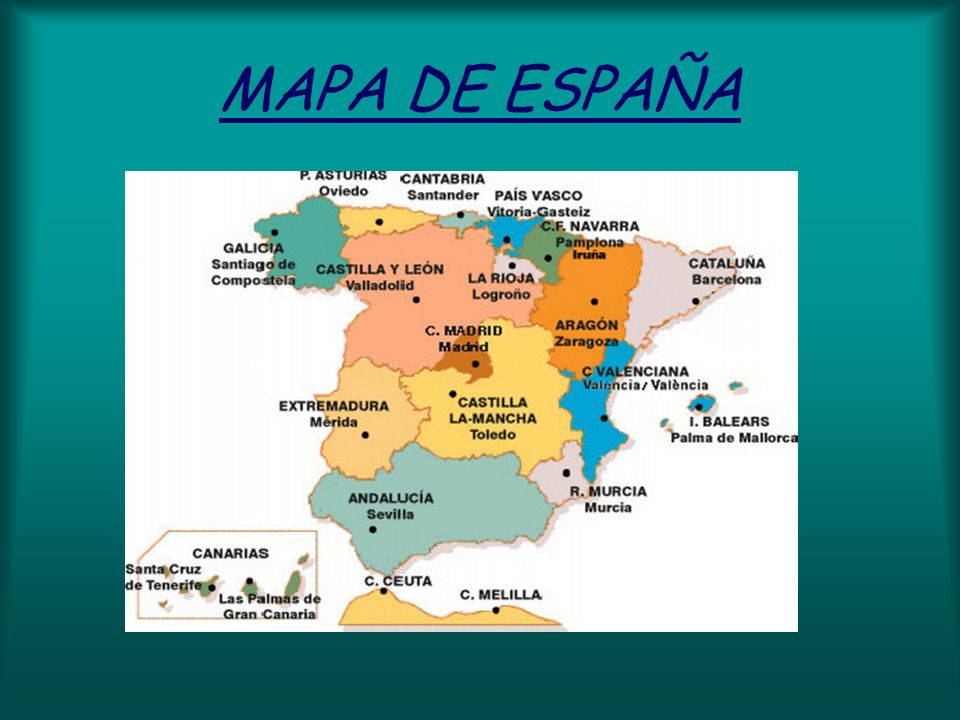 MAPA DE ESPAÑA