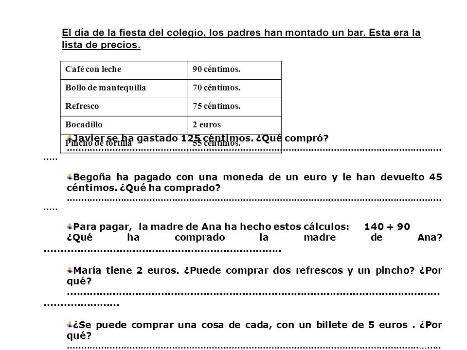 El día de la fiesta del colegio, los padres han montado un bar