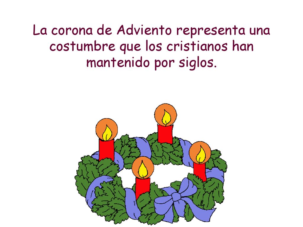 La corona de Adviento representa una costumbre que los cristianos han mantenido por siglos.