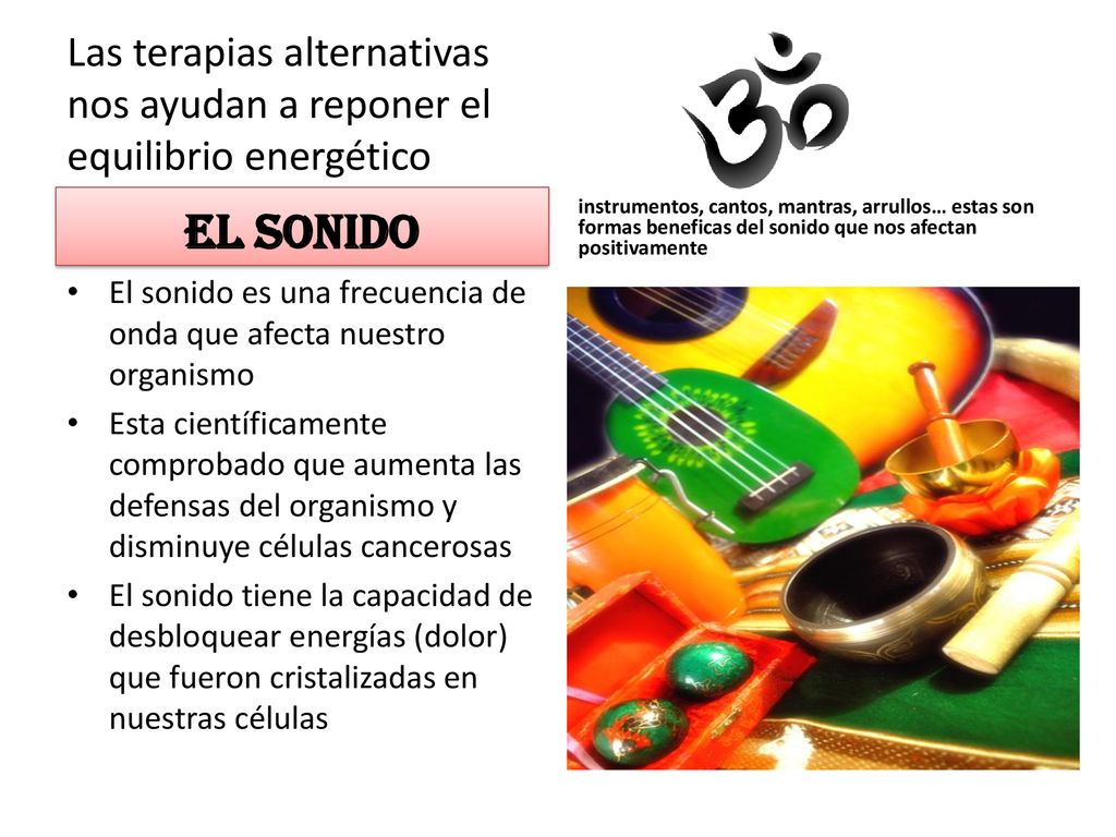 Las terapias alternativas nos ayudan a reponer el equilibrio energético