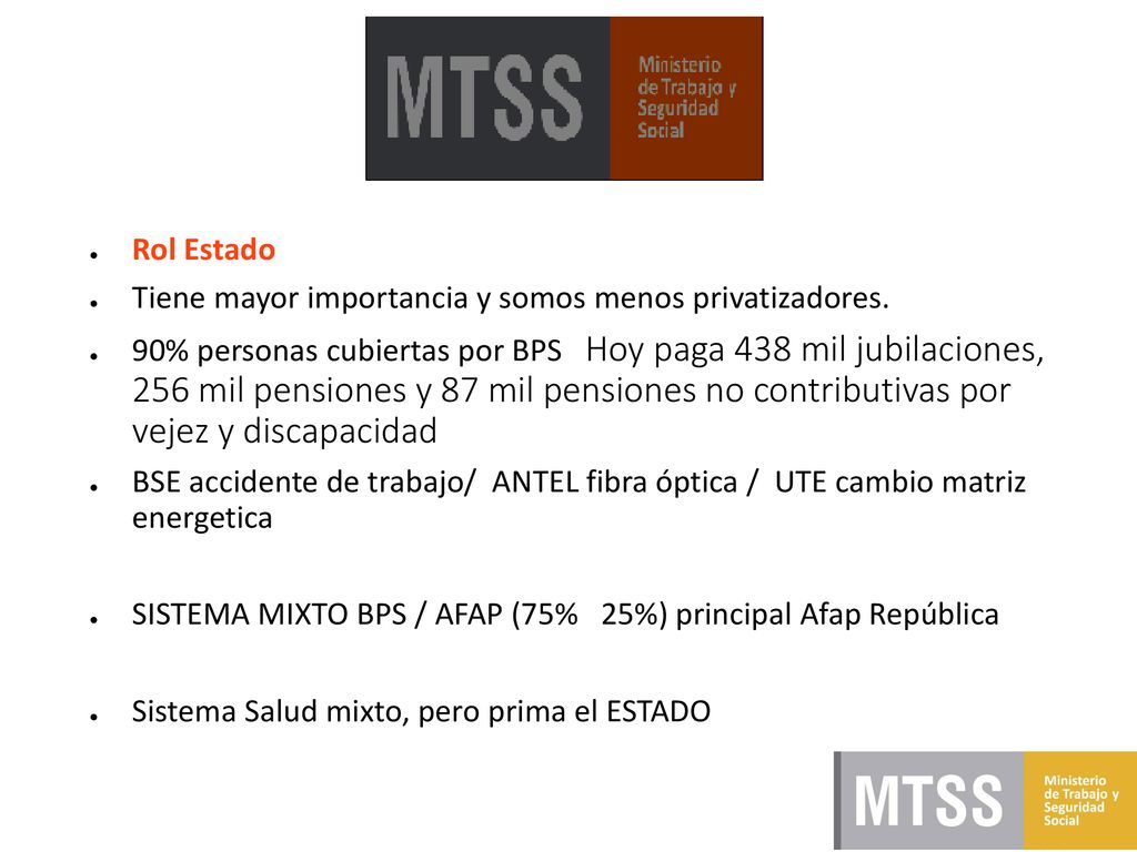 Rol Estado Tiene mayor importancia y somos menos privatizadores.