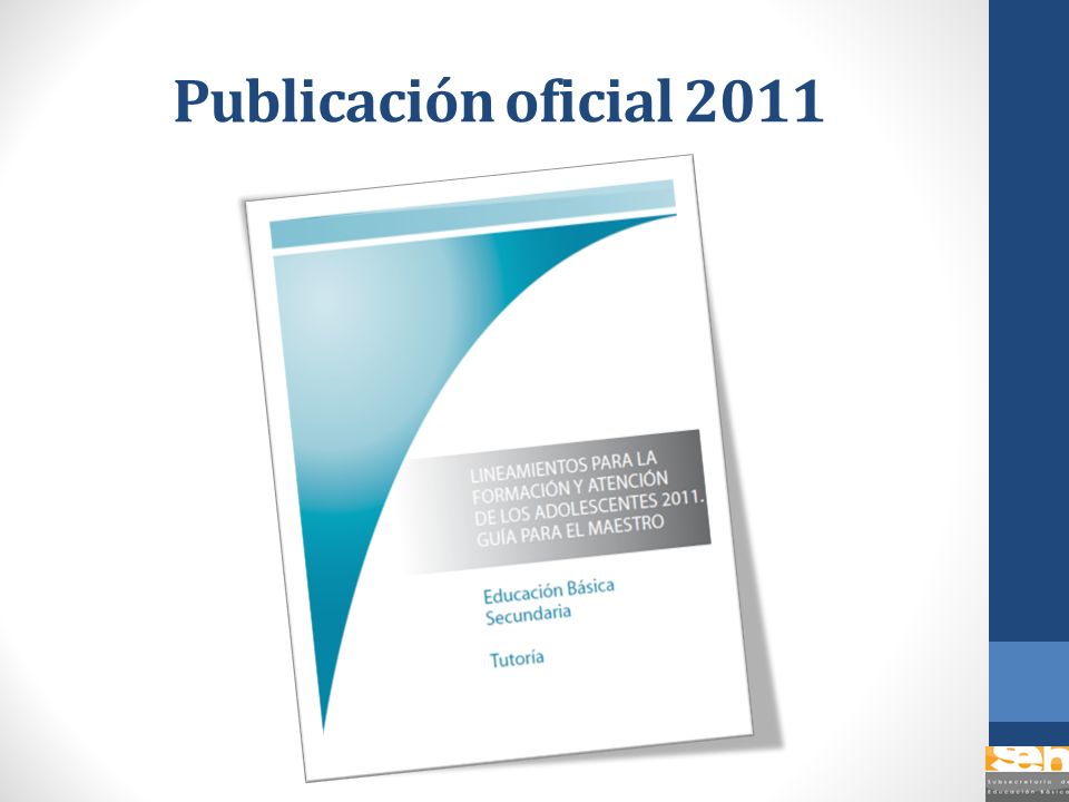 Publicación oficial 2011