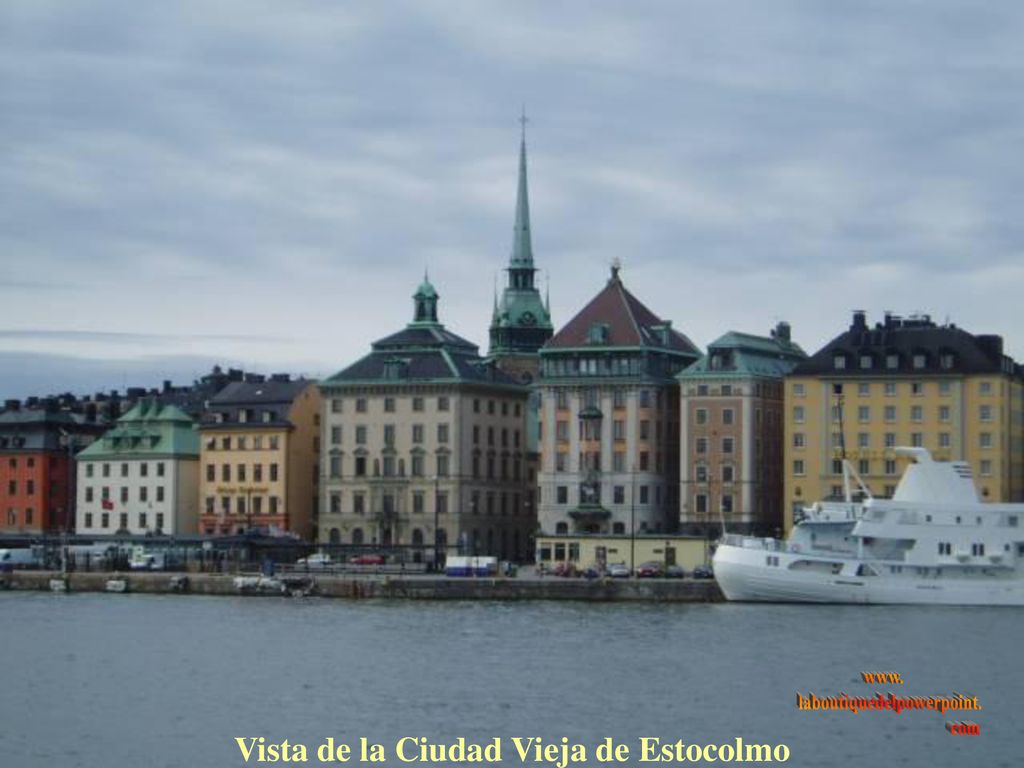 laboutiquedelpowerpoint. Vista de la Ciudad Vieja de Estocolmo
