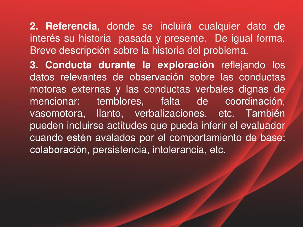 2. Referencia, donde se incluirá cualquier dato de interés su historia pasada y presente. De igual forma, Breve descripción sobre la historia del problema.