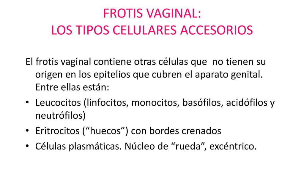 FROTIS VAGINAL: LOS TIPOS CELULARES ACCESORIOS