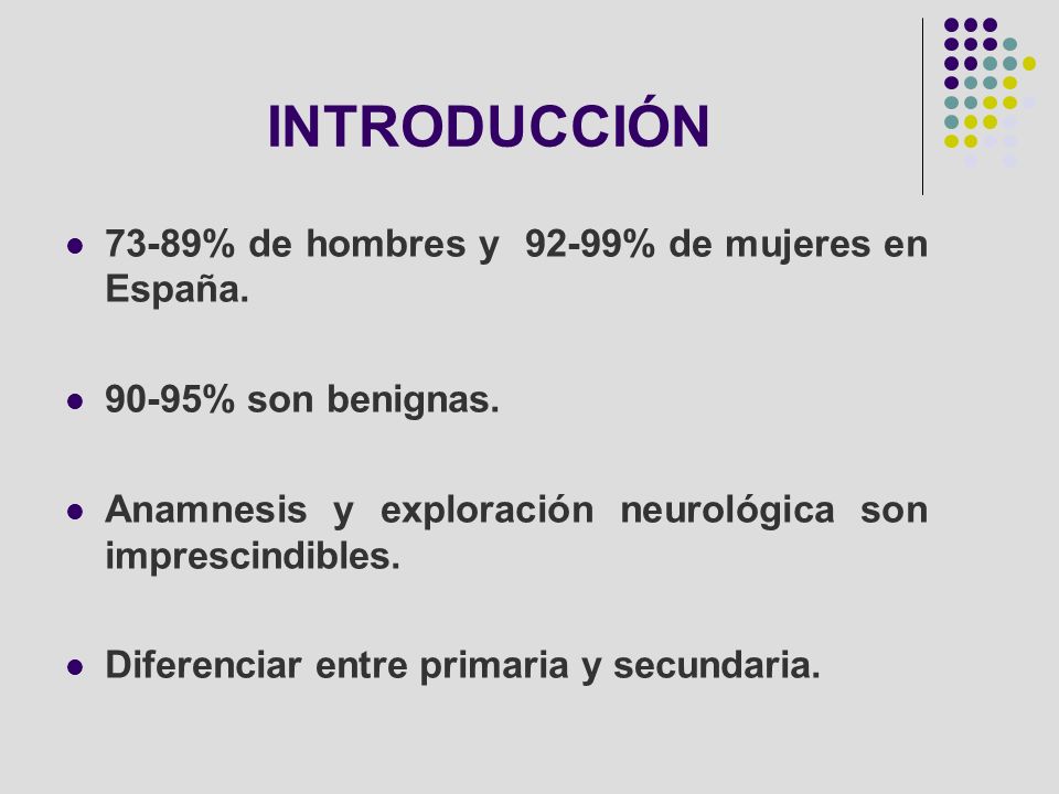INTRODUCCIÓN 73-89% de hombres y 92-99% de mujeres en España.