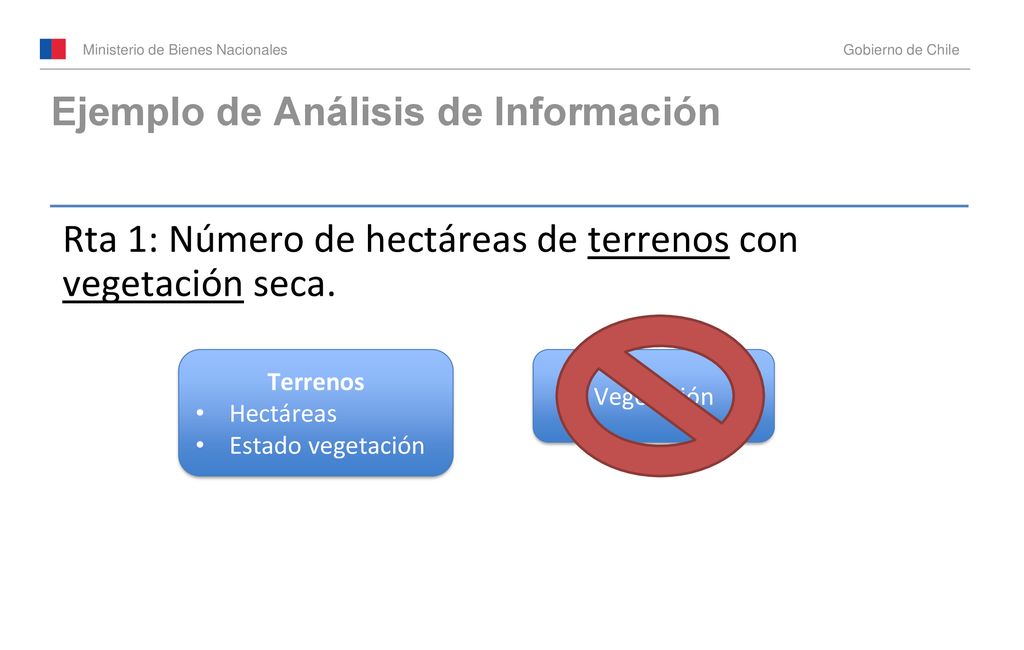 Rta 1: Número de hectáreas de terrenos con vegetación seca.