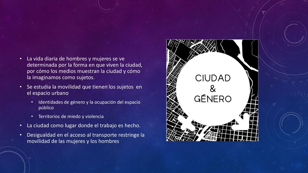 Se estudia la movilidad que tienen los sujetos en el espacio urbano