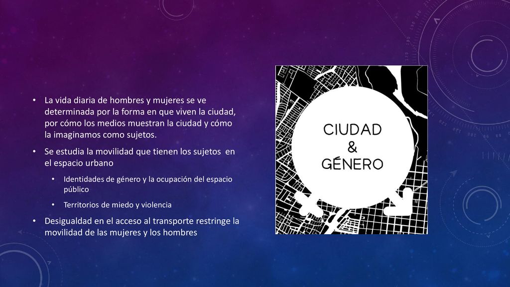 Se estudia la movilidad que tienen los sujetos en el espacio urbano