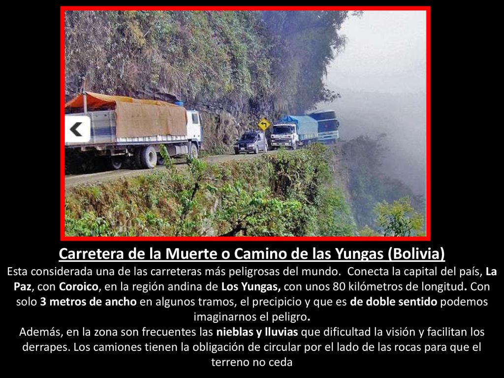 Carretera de la Muerte o Camino de las Yungas (Bolivia)