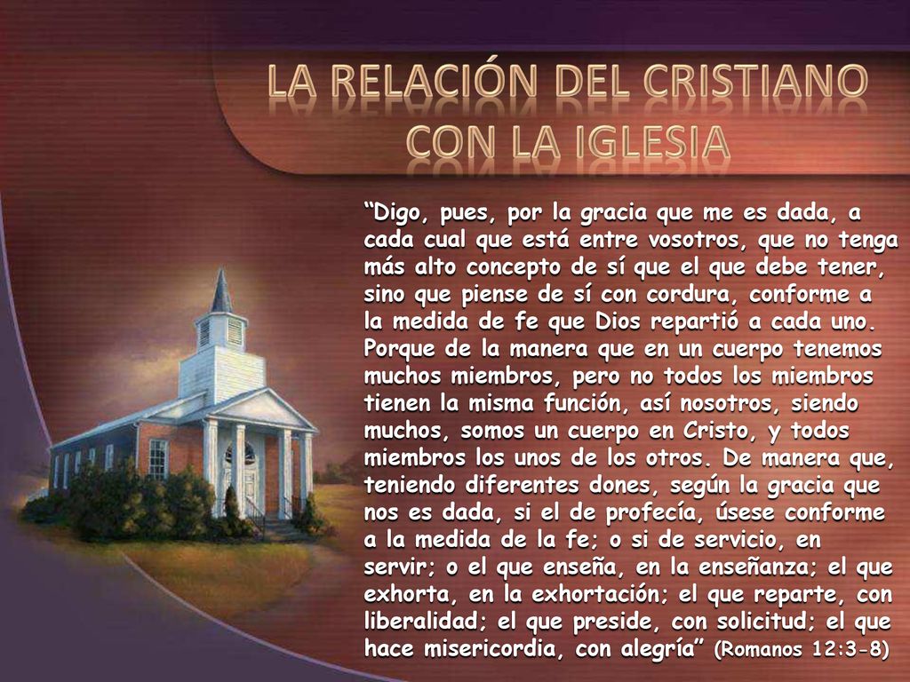 Digo, pues, por la gracia que me es dada, a cada cual que está entre vosotros, que no tenga más alto concepto de sí que el que debe tener, sino que piense de sí con cordura, conforme a la medida de fe que Dios repartió a cada uno.