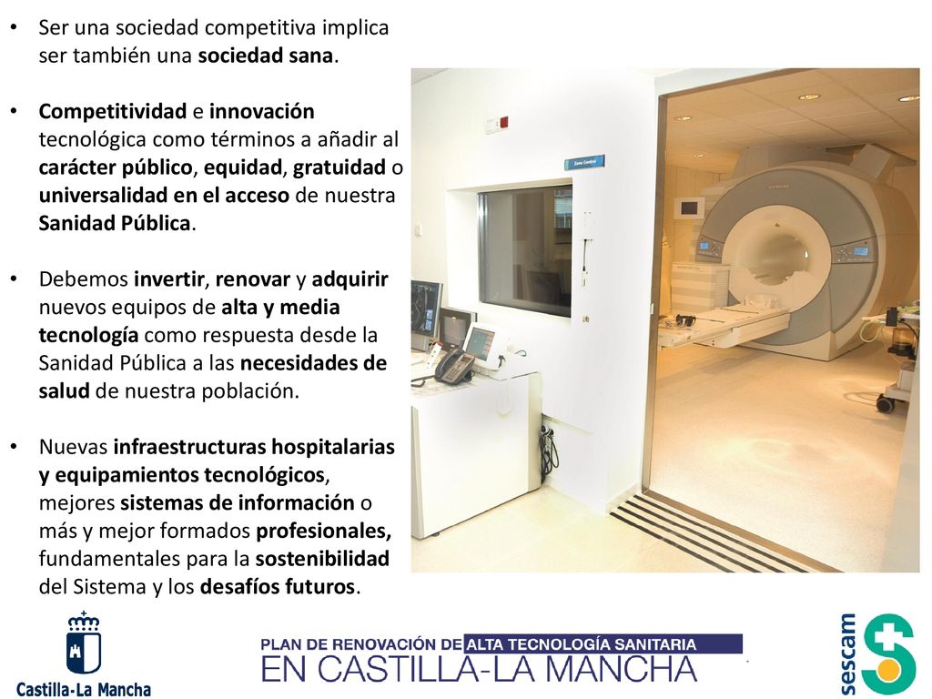Ser una sociedad competitiva implica ser también una sociedad sana.