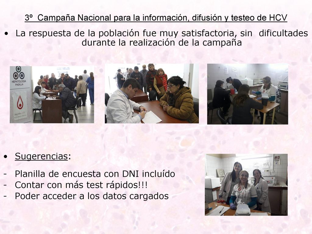 3º Campaña Nacional para la información, difusión y testeo de HCV