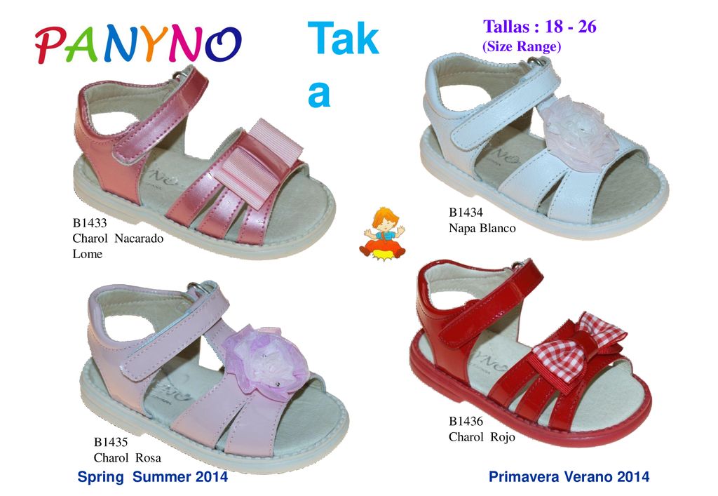 Taka Tallas : (Size Range) Spring Summer 2014