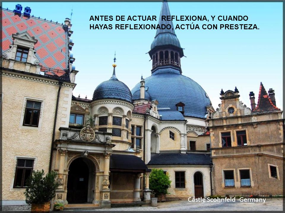 ANTES DE ACTUAR REFLEXIONA, Y CUANDO HAYAS REFLEXIONADO, ACTÚA CON PRESTEZA.