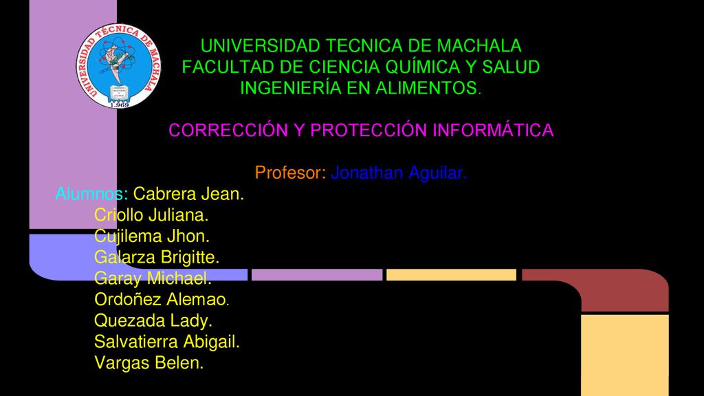 UNIVERSIDAD TECNICA DE MACHALA FACULTAD DE CIENCIA QUÍMICA Y SALUD