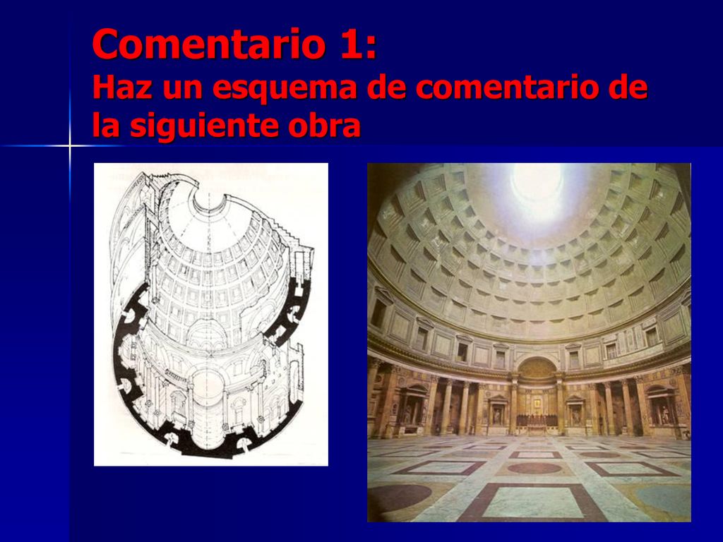 Comentario 1: Haz un esquema de comentario de la siguiente obra