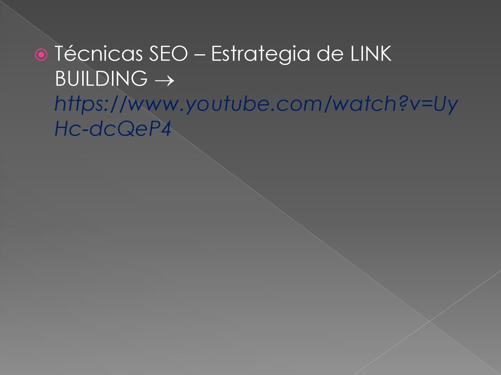 Técnicas SEO – Estrategia de LINK BUILDING    youtube